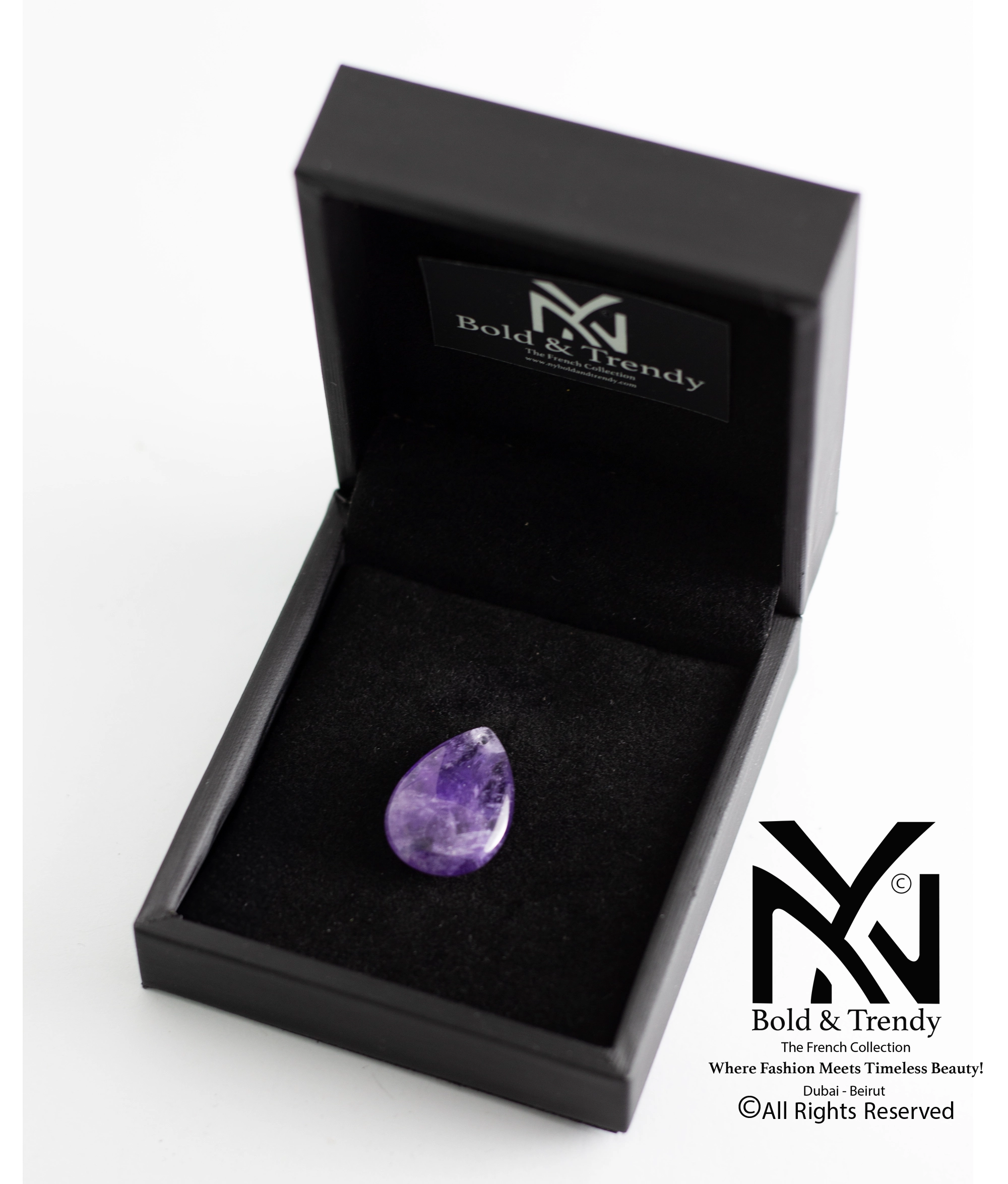 Amethyst Natural Power Stone 1